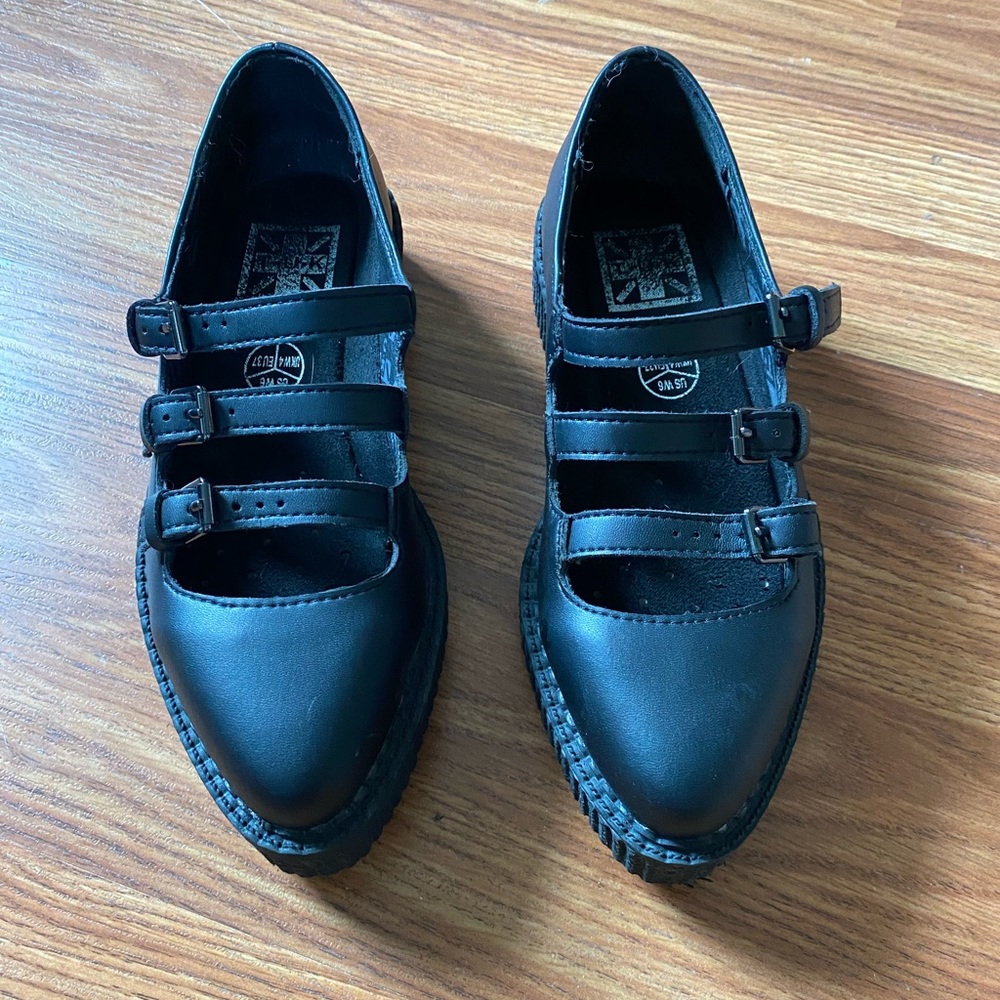 T.U.K Vegan Mary Janes - Worn Once!